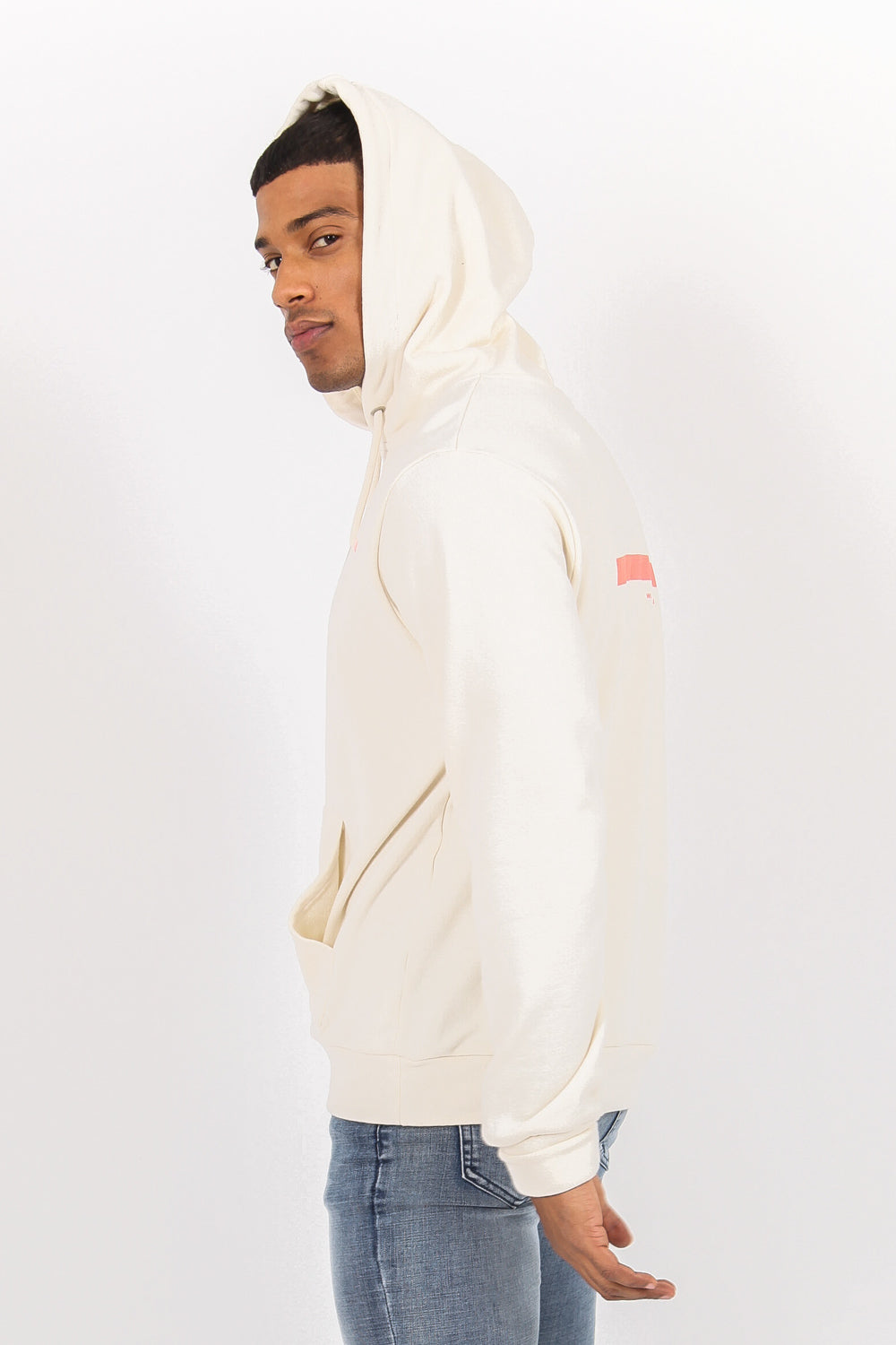 Sixth June - Sweat à capuche imprimé bande logo jaune clair