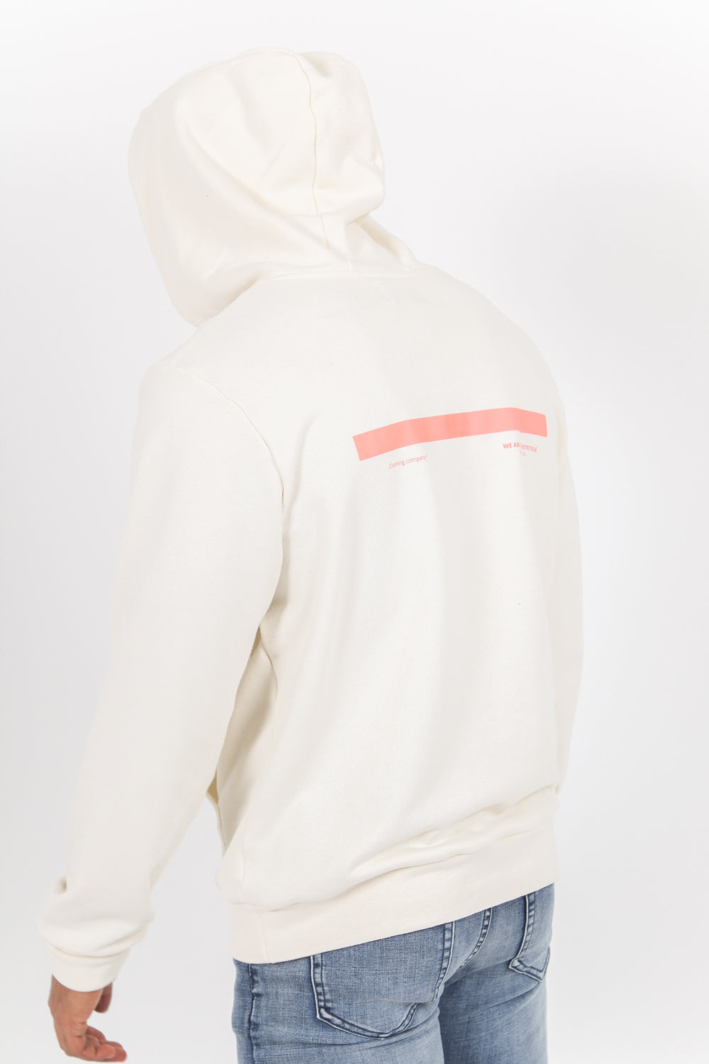 Sixth June - Sweat à capuche imprimé bande logo jaune clair