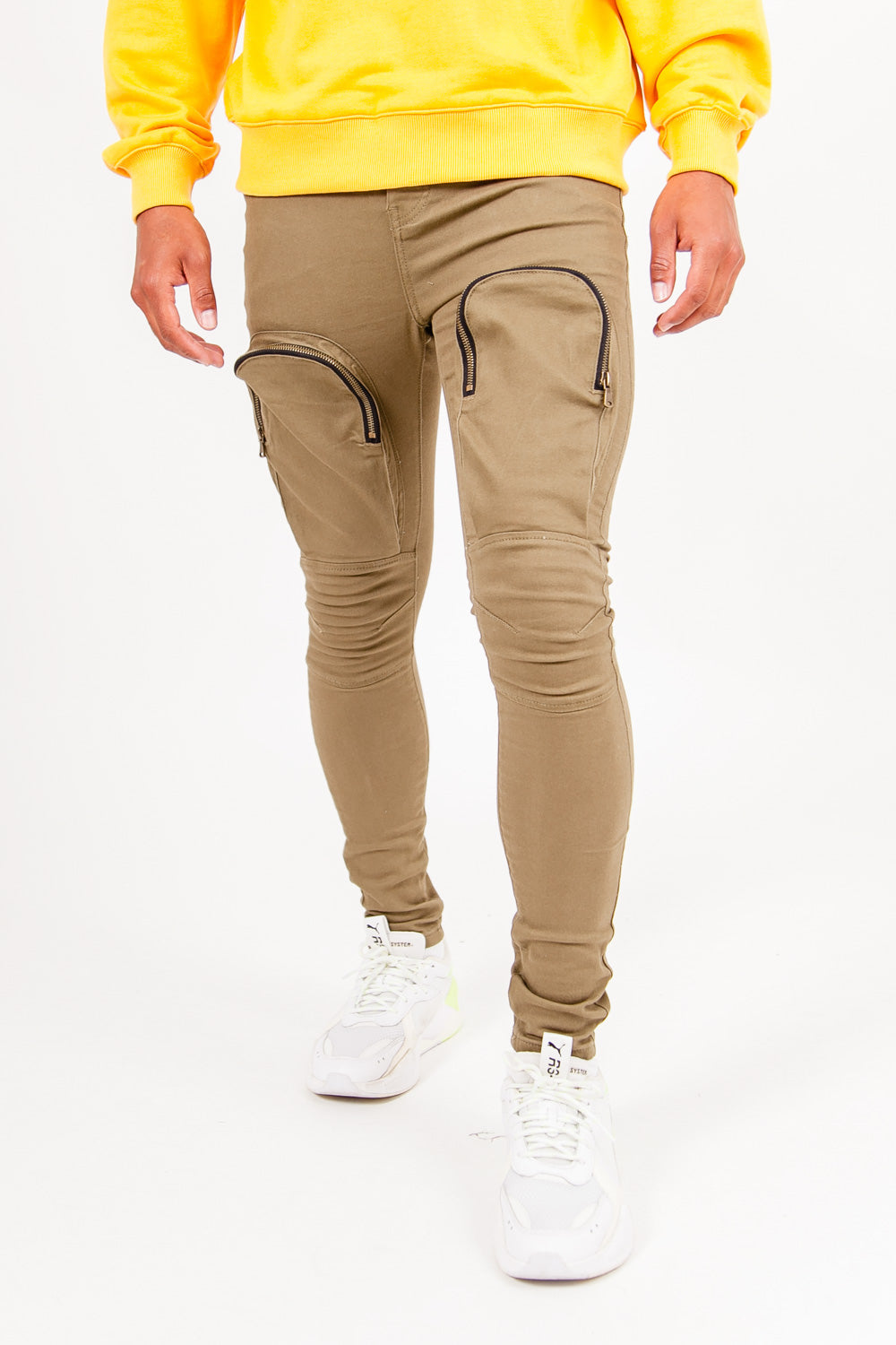 Sixth June - Jean poche fermeture kaki