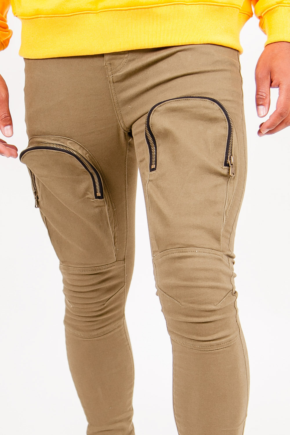 Sixth June - Jean poche fermeture kaki