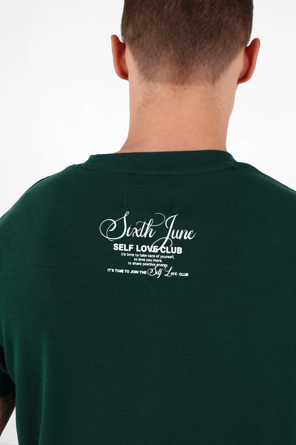 Sixth June - T-shirt logo signature Vert foncé