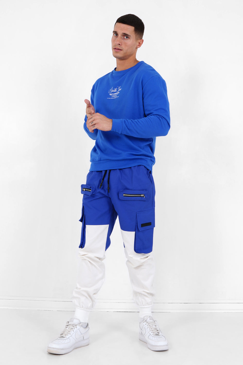 Sixth June - Sweat logo signature Bleu foncé