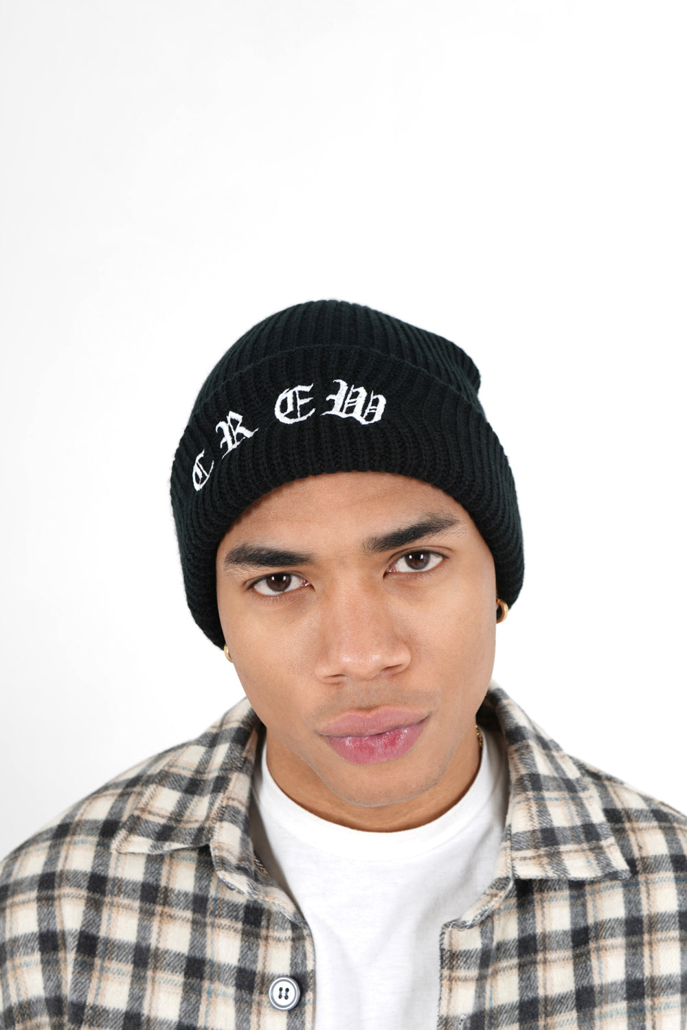 Sixth June - Bonnet brodé Crew Noir