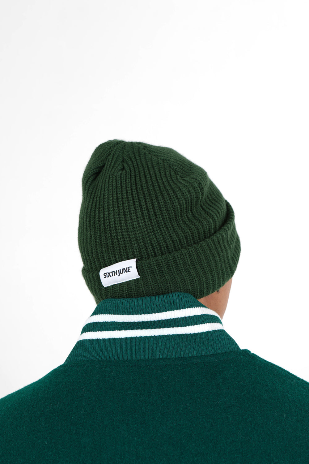 Bonnet brodé Crew Vert