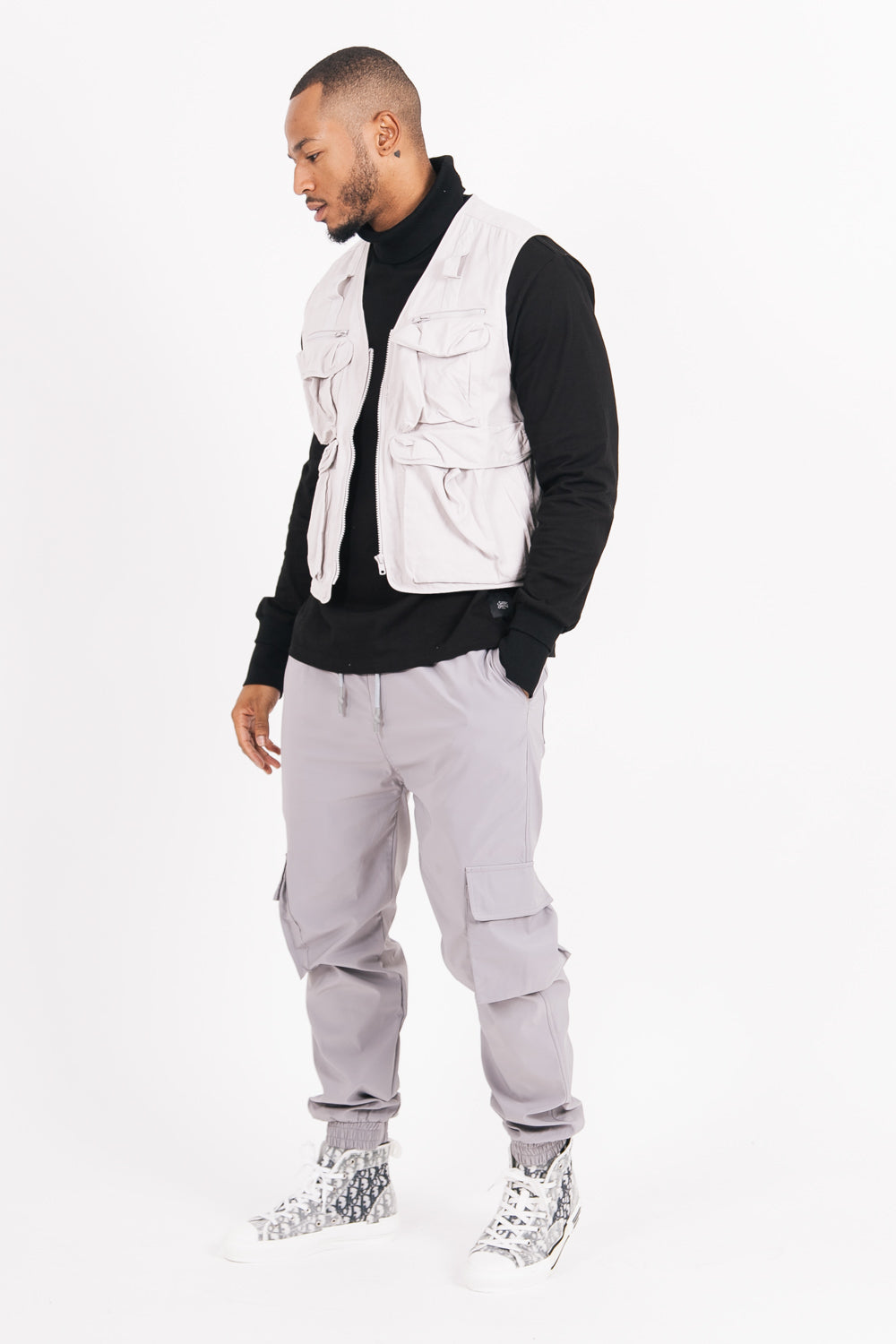 Sixth June - Pantalon jogging fluide gris