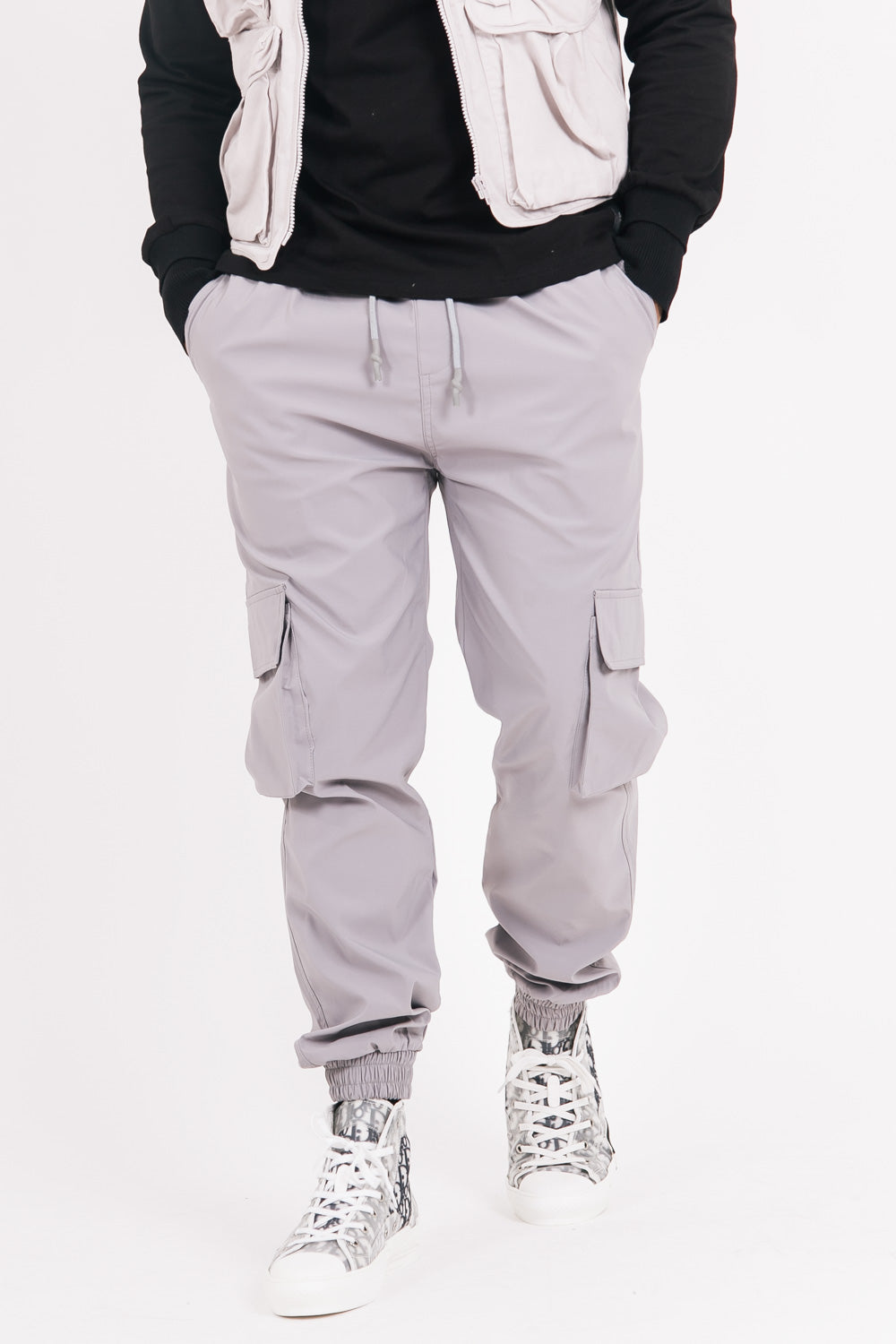 Sixth June - Pantalon jogging fluide gris