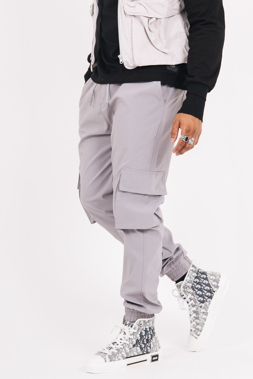 Sixth June - Pantalon jogging fluide gris