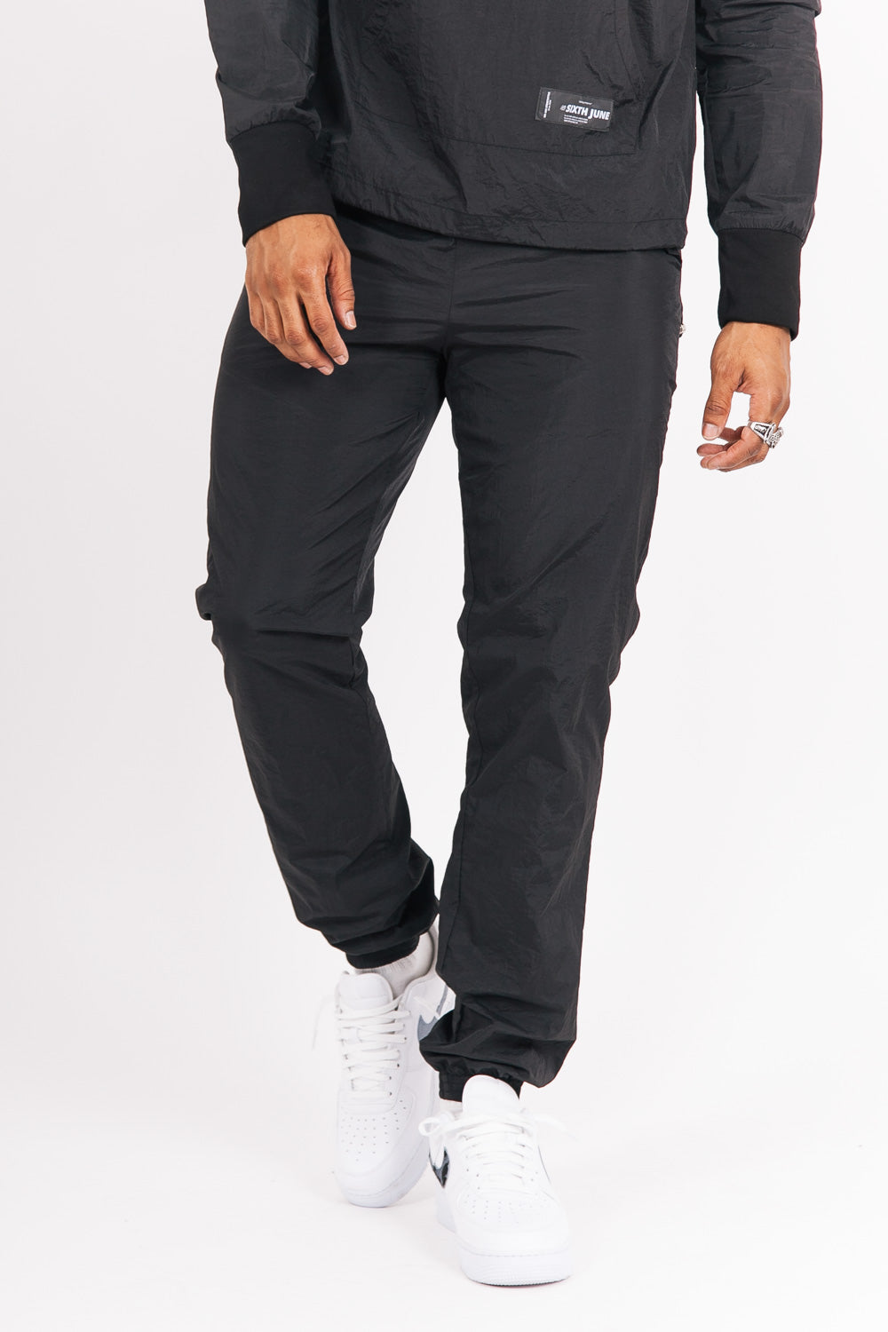 Sixth June - Pantalon jogging nylon noir