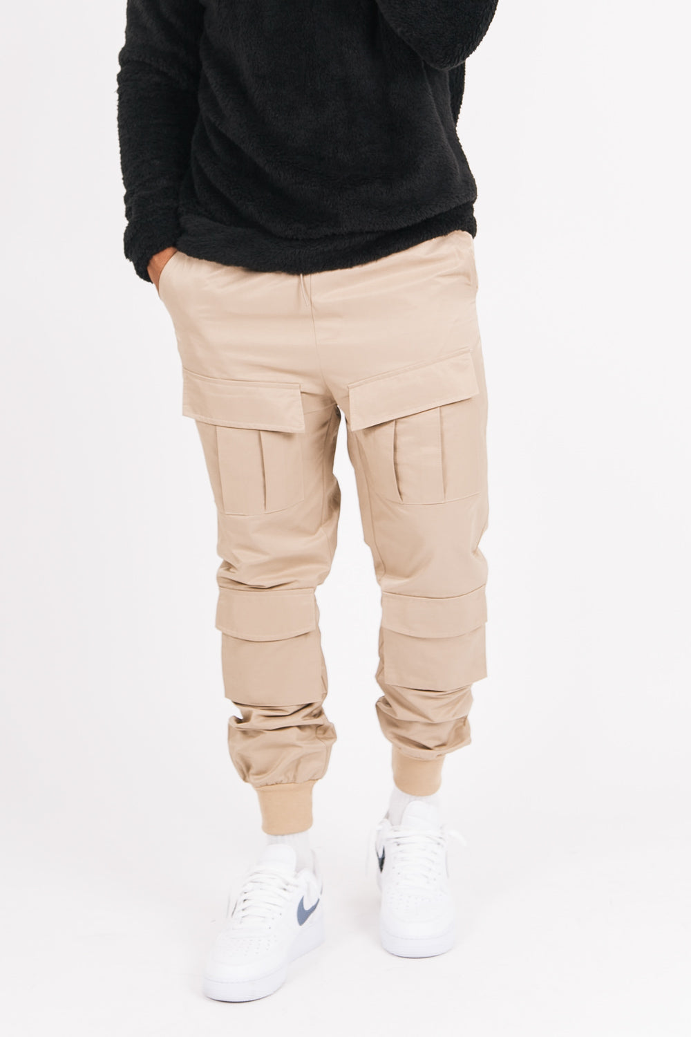 Sixth June - Pantalon cargo utilitaire beige