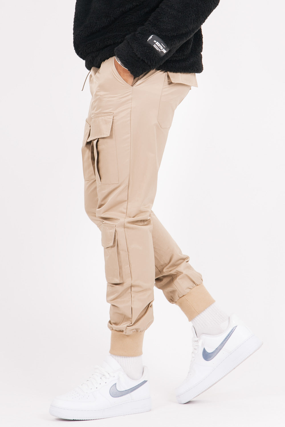 Sixth June - Pantalon cargo utilitaire beige
