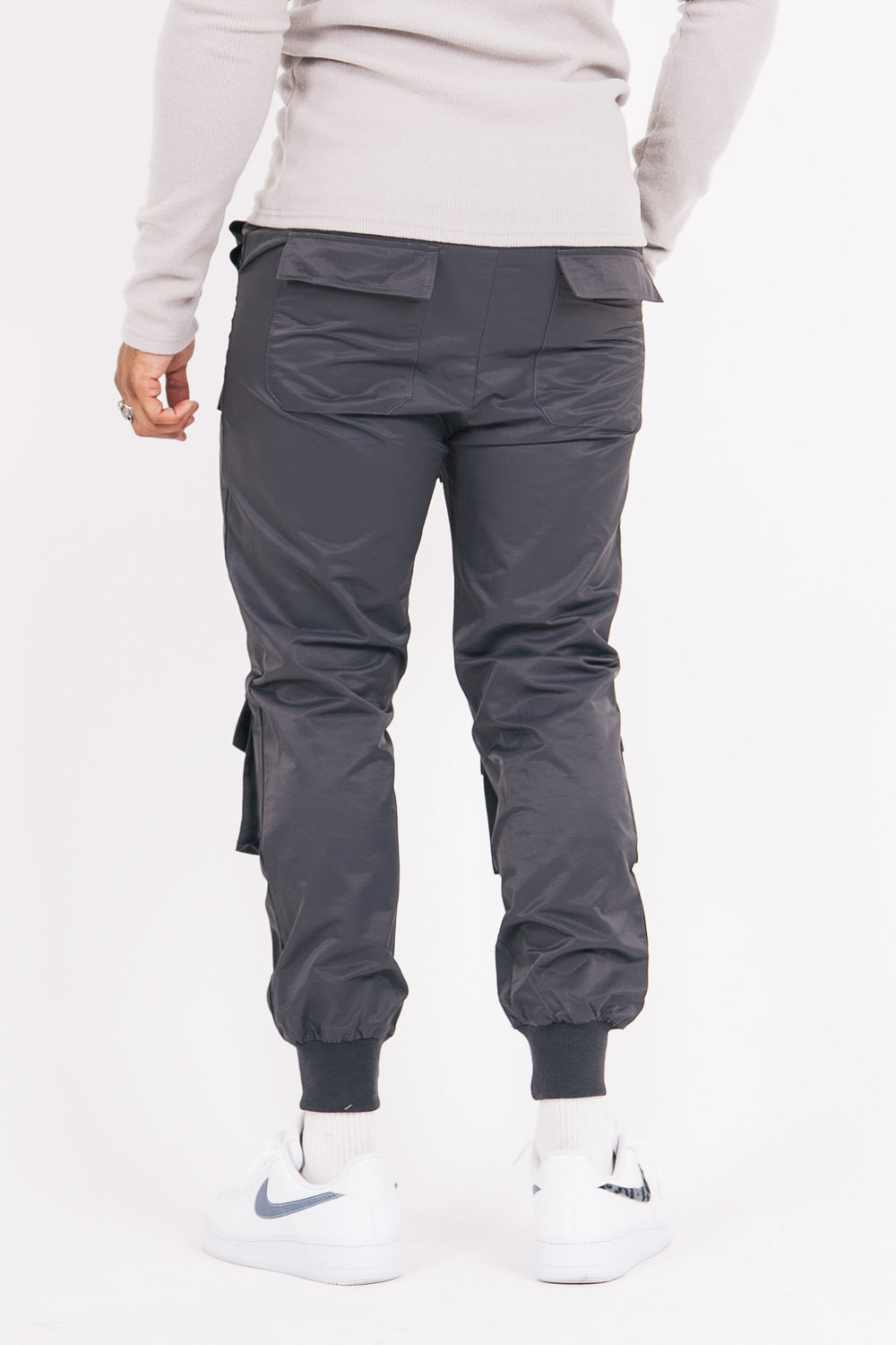 Sixth June - Pantalon cargo utilitaire gris foncé