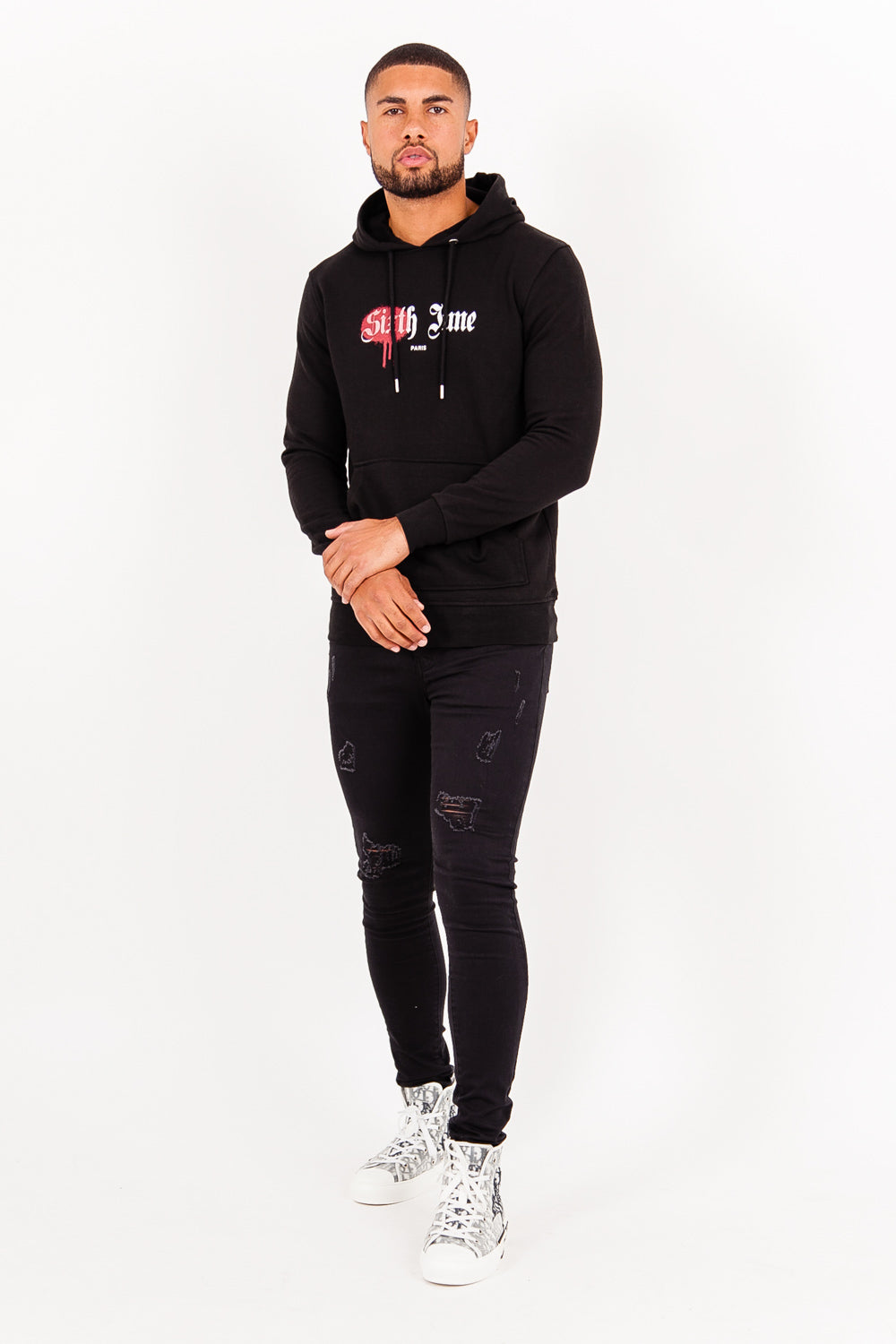 Sixth June - Sweatshirt district Paris noir