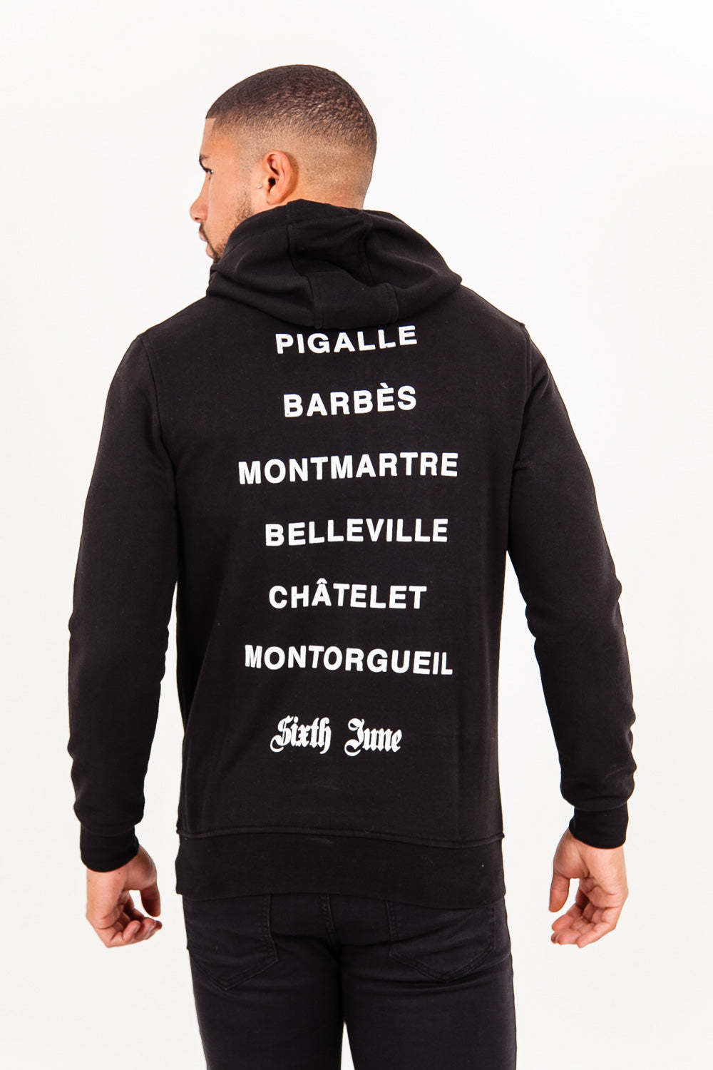 Sixth June - Sweatshirt district Paris noir