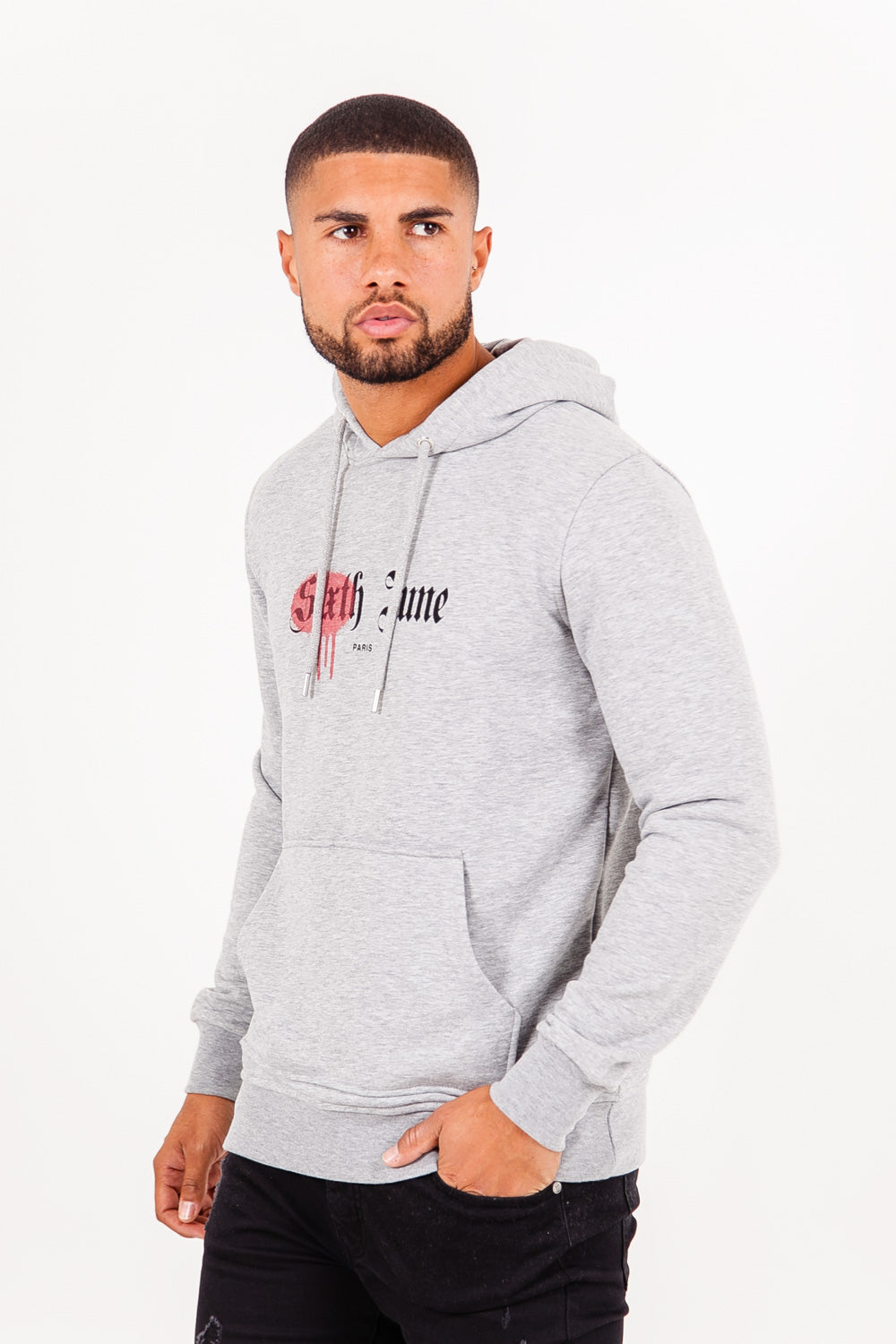 Sixth June - Sweatshirt district Paris gris