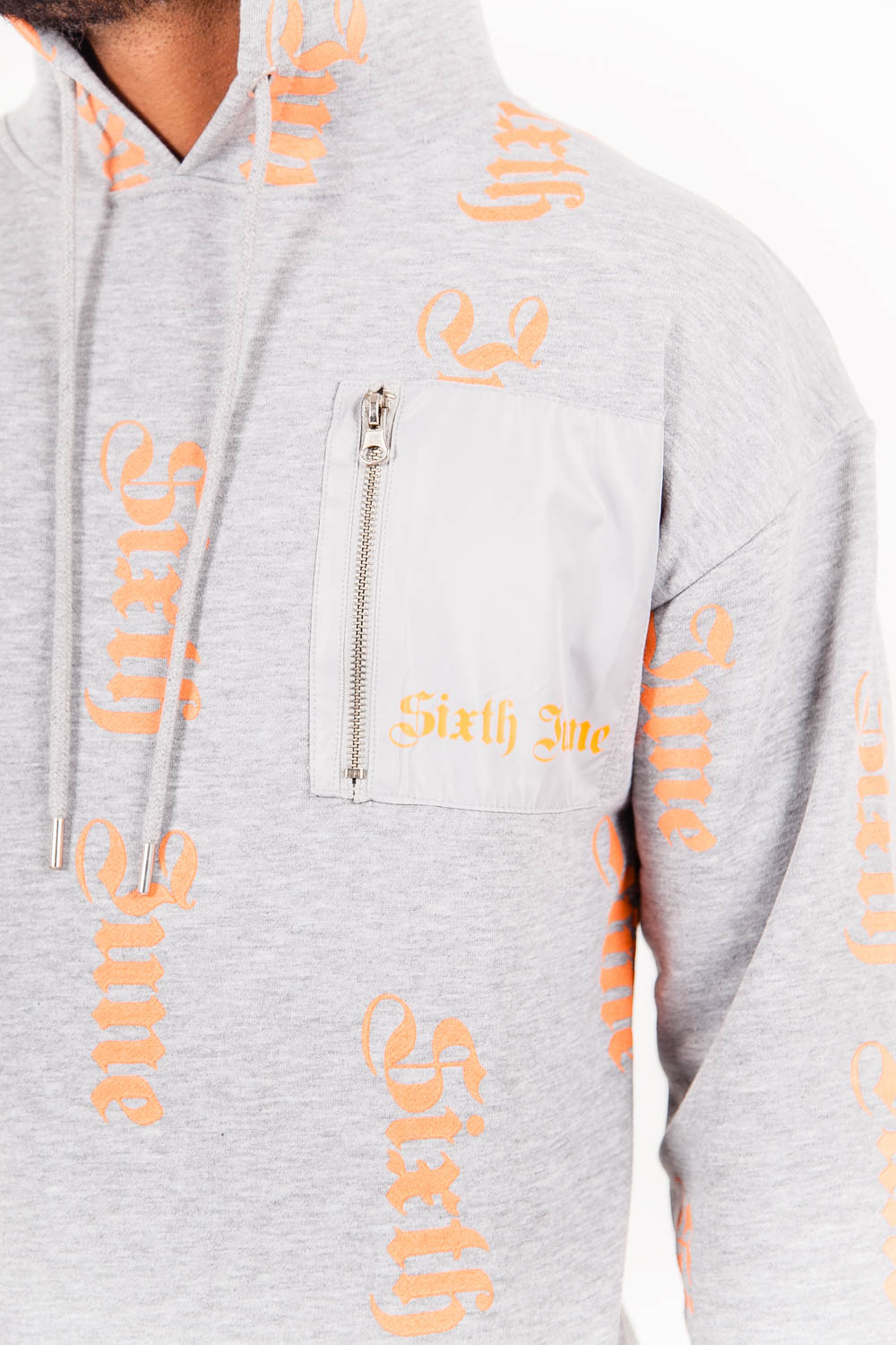 Sixth June - Sweatshirt all over gothique gris