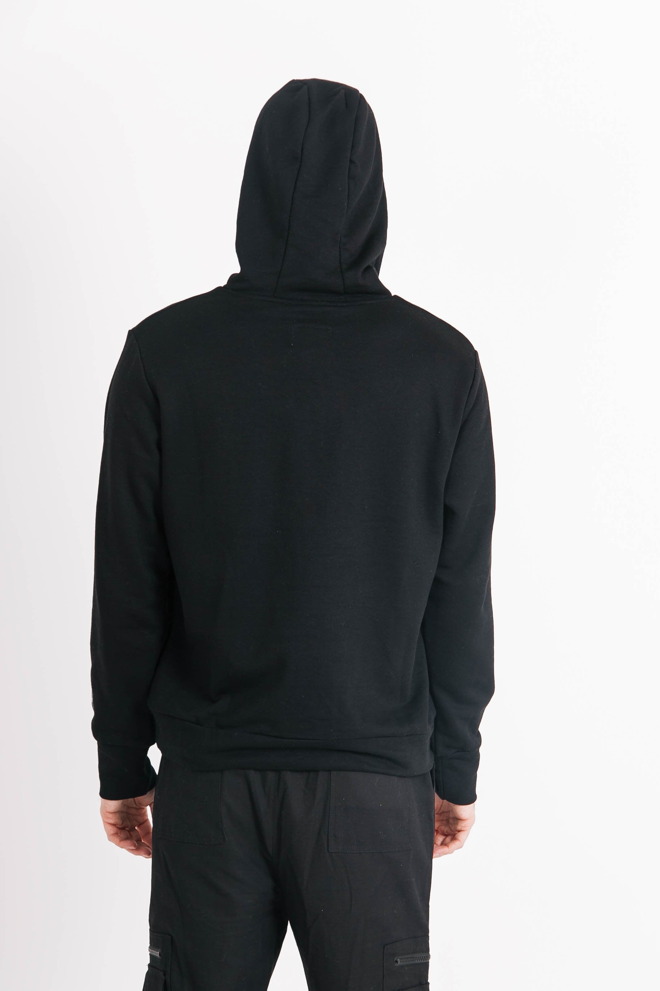 Sixth June - Sweat capuche cache cou intégré Noir