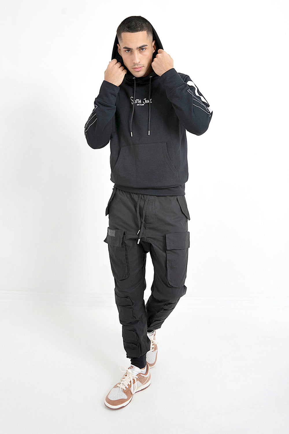 Sixth June - Sweatshirt squelette arrière Noir