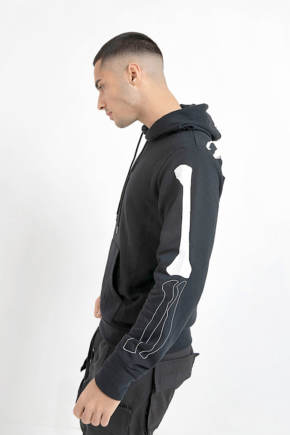 Sixth June - Sweatshirt squelette arrière Noir