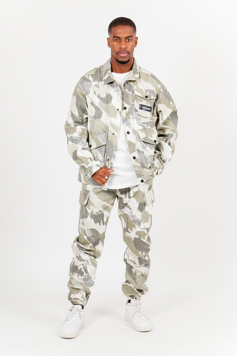 Sixth June - Veste camouflage cargo vert