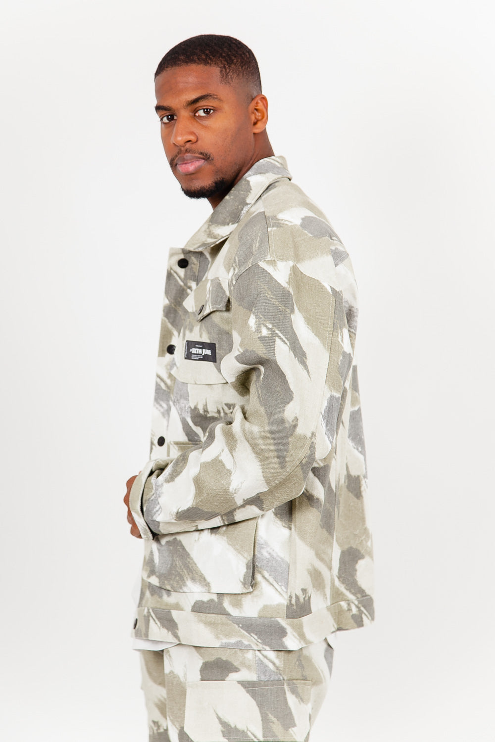 Sixth June - Veste camouflage cargo vert