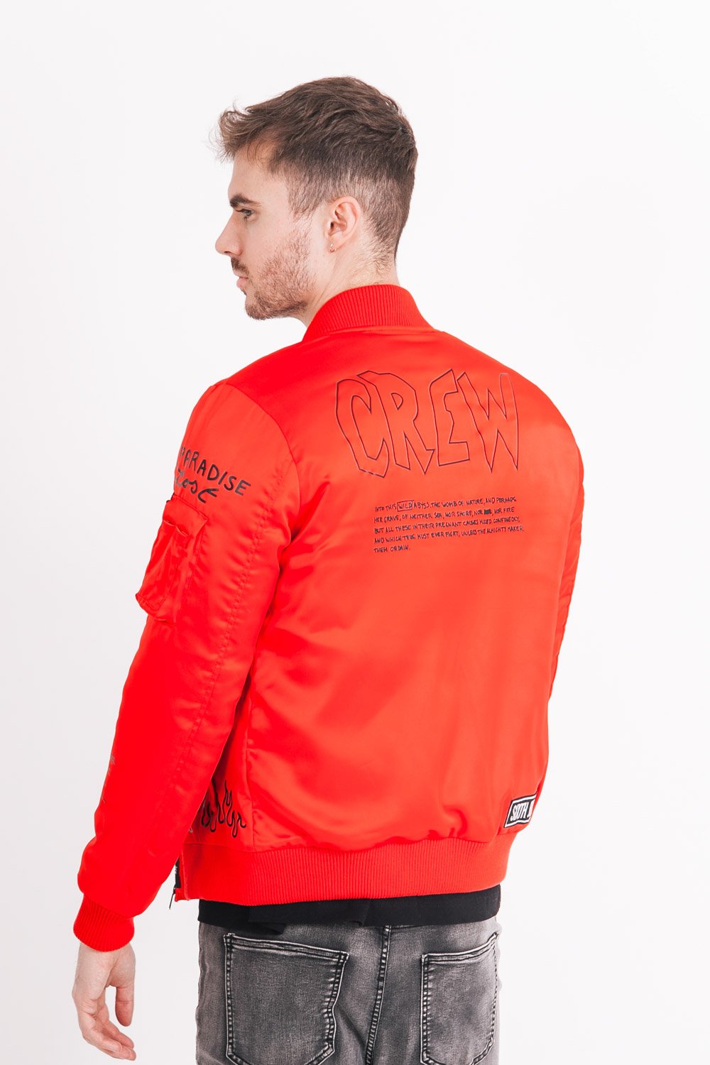 Sixth June - Bombers patchs crew Rouge