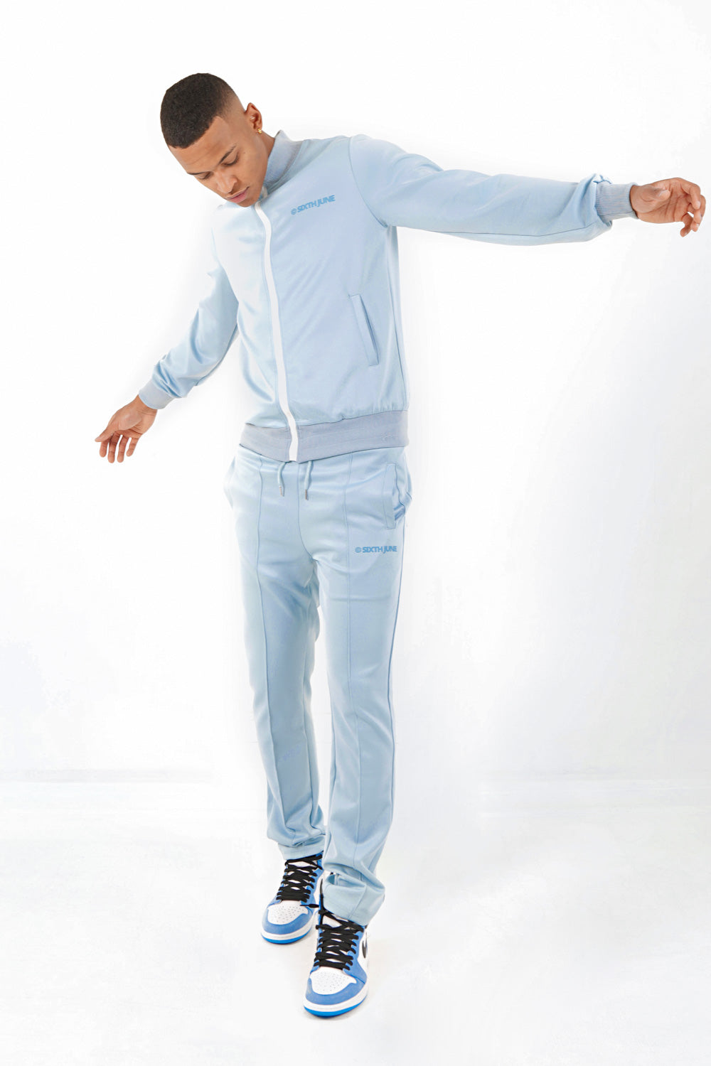 Sixth June - Veste jogging logo Bleu