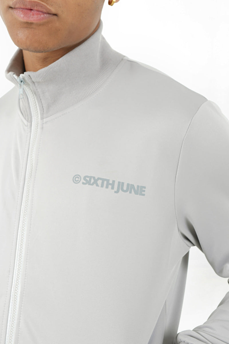 Sixth June - Veste jogging logo Gris