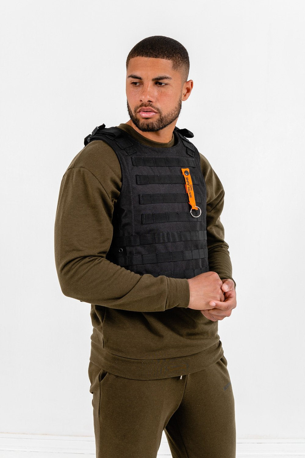 Sixth June - Veste tactique toile clip noir