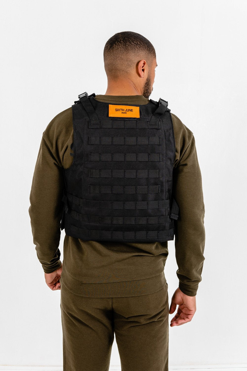 Sixth June - Veste tactique toile clip noir