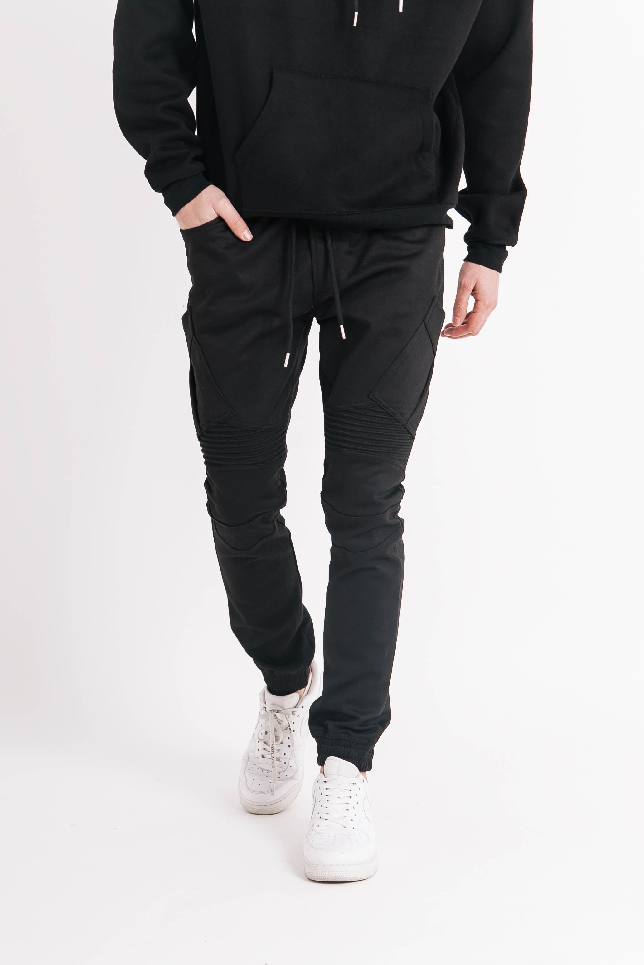 Sixth June - Jogging empiècements poches noir