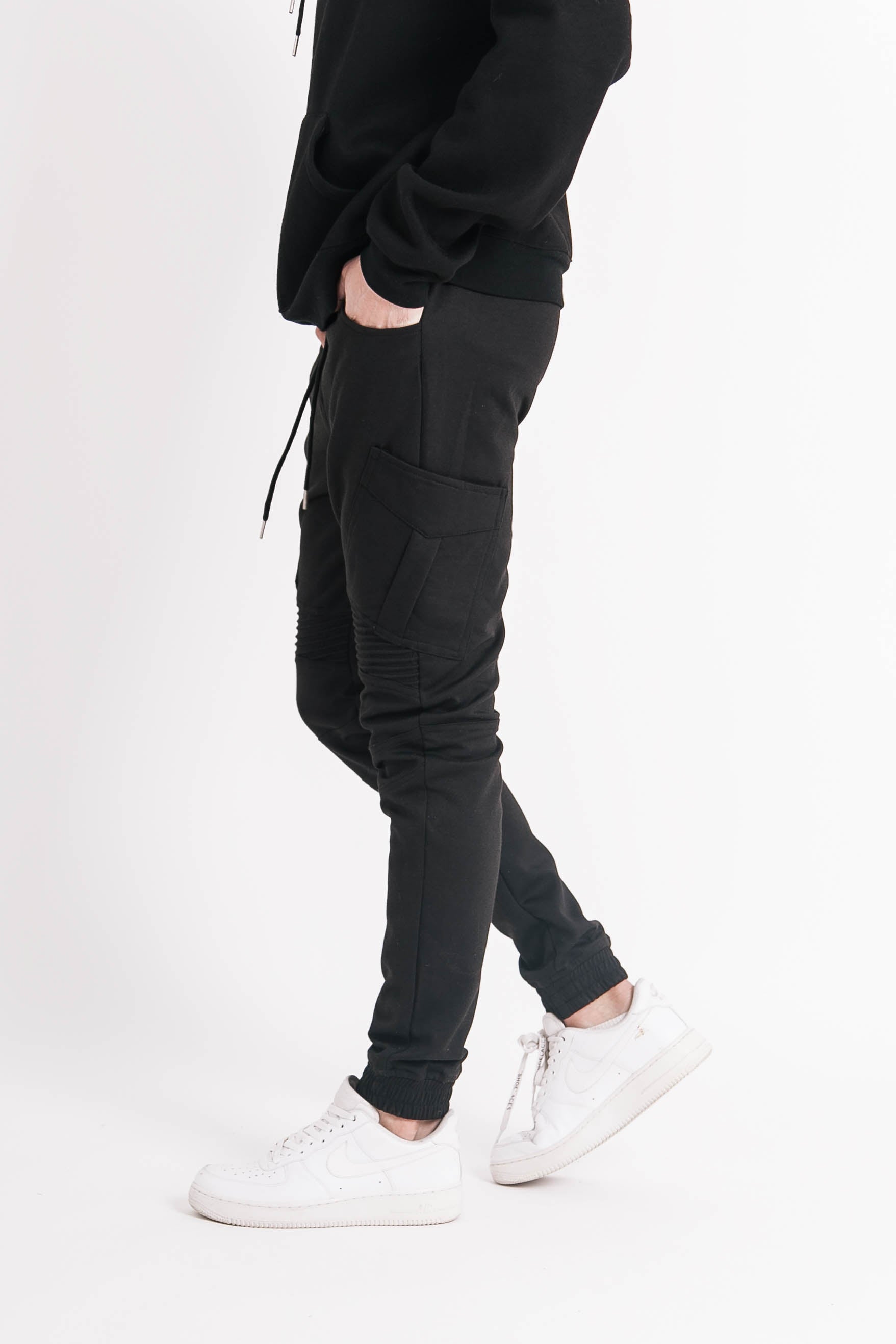 Sixth June - Jogging empiècements poches noir