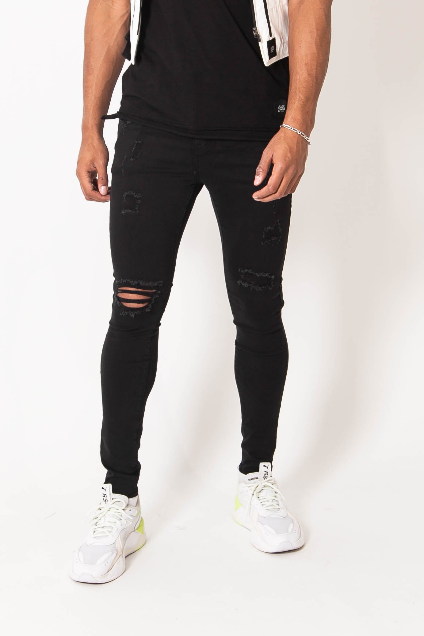 Sixth June - Jean destroy super skinny noir