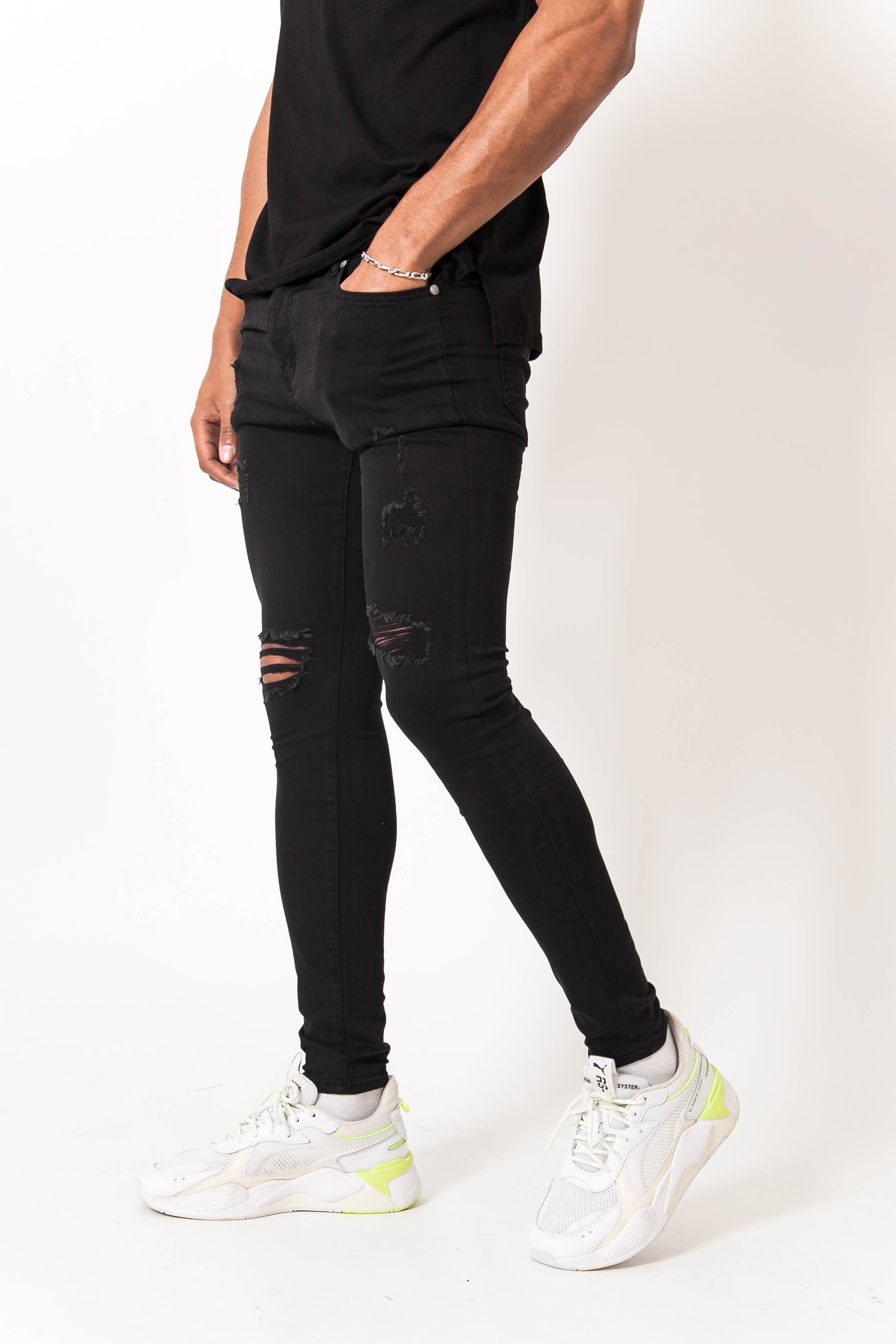 Sixth June - Jean destroy super skinny noir