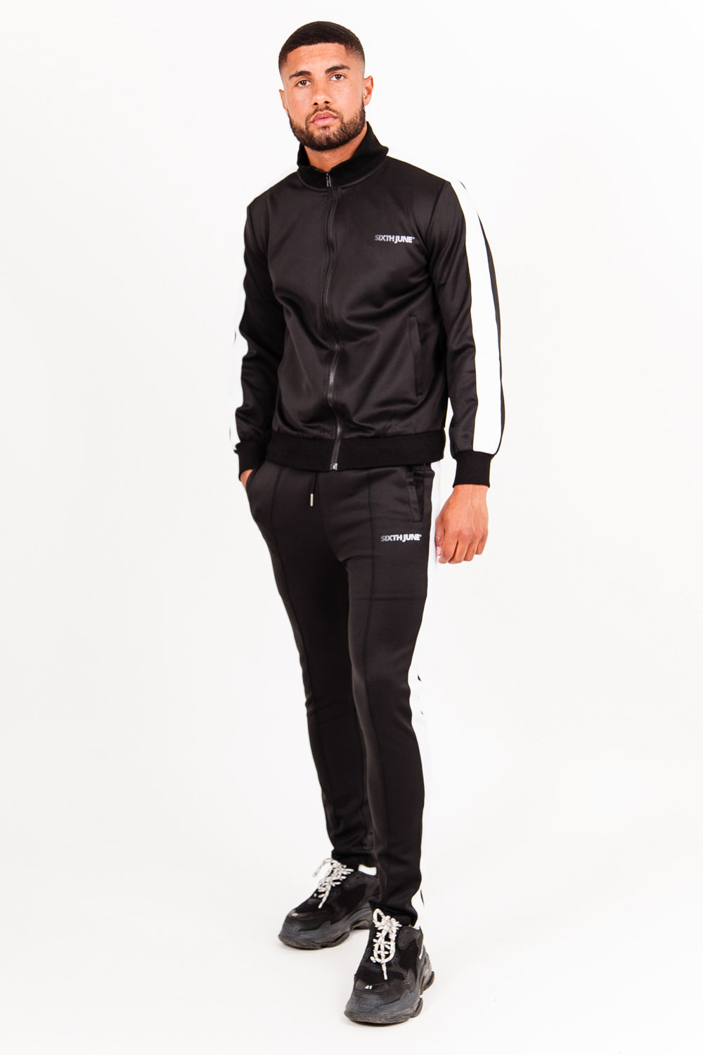 Sixth June - Pantalon de survêtement bande logo noir