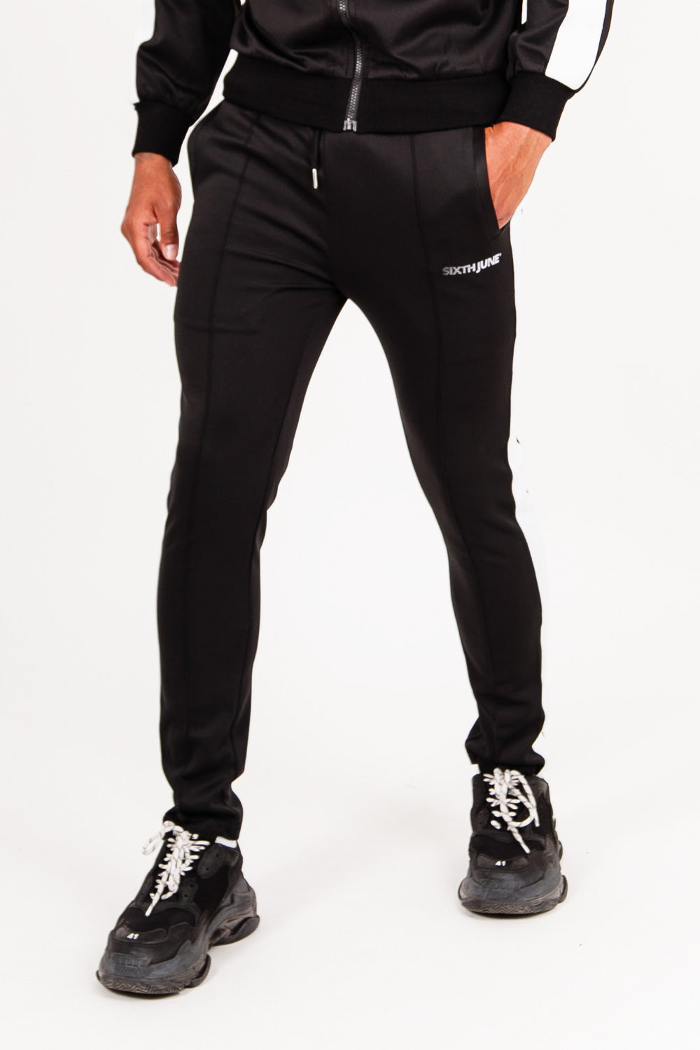 Sixth June - Pantalon de survêtement bande logo noir