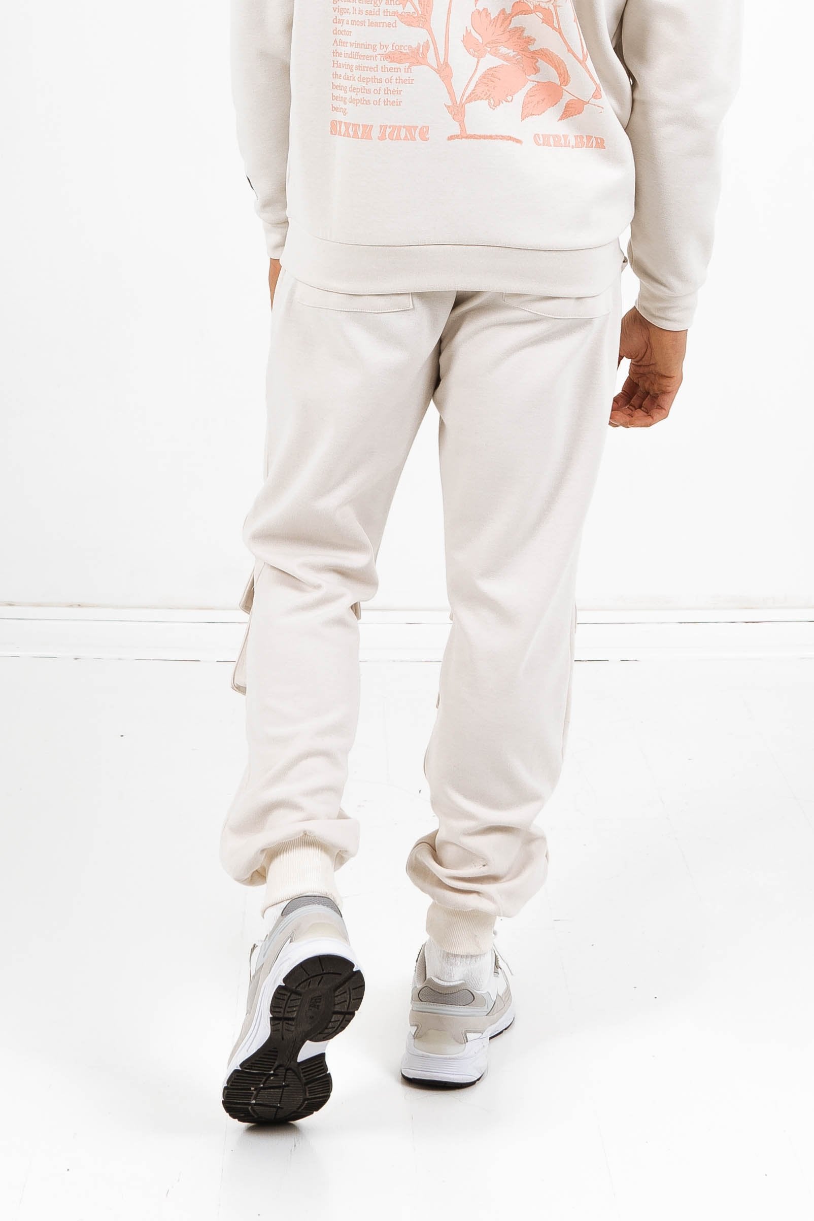 Cargo pockets joggers Beige