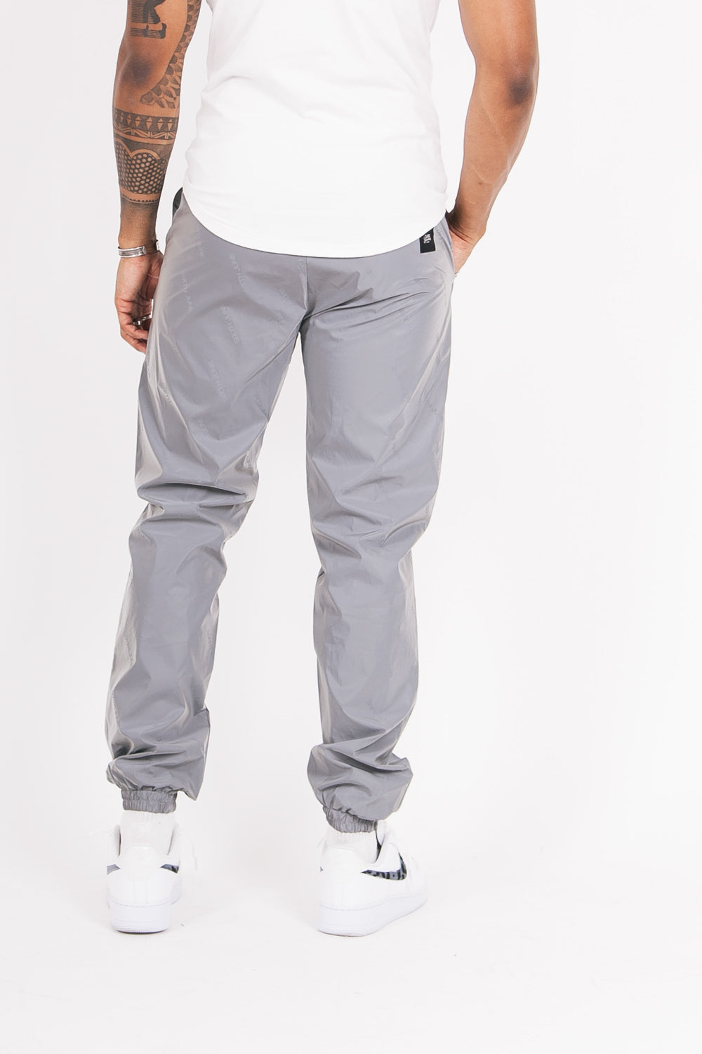 Sixth June - Jogging all over logo réfléchissant gris