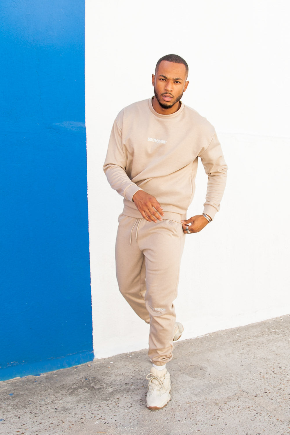 Sixth June - Jogging basique limited edition beige