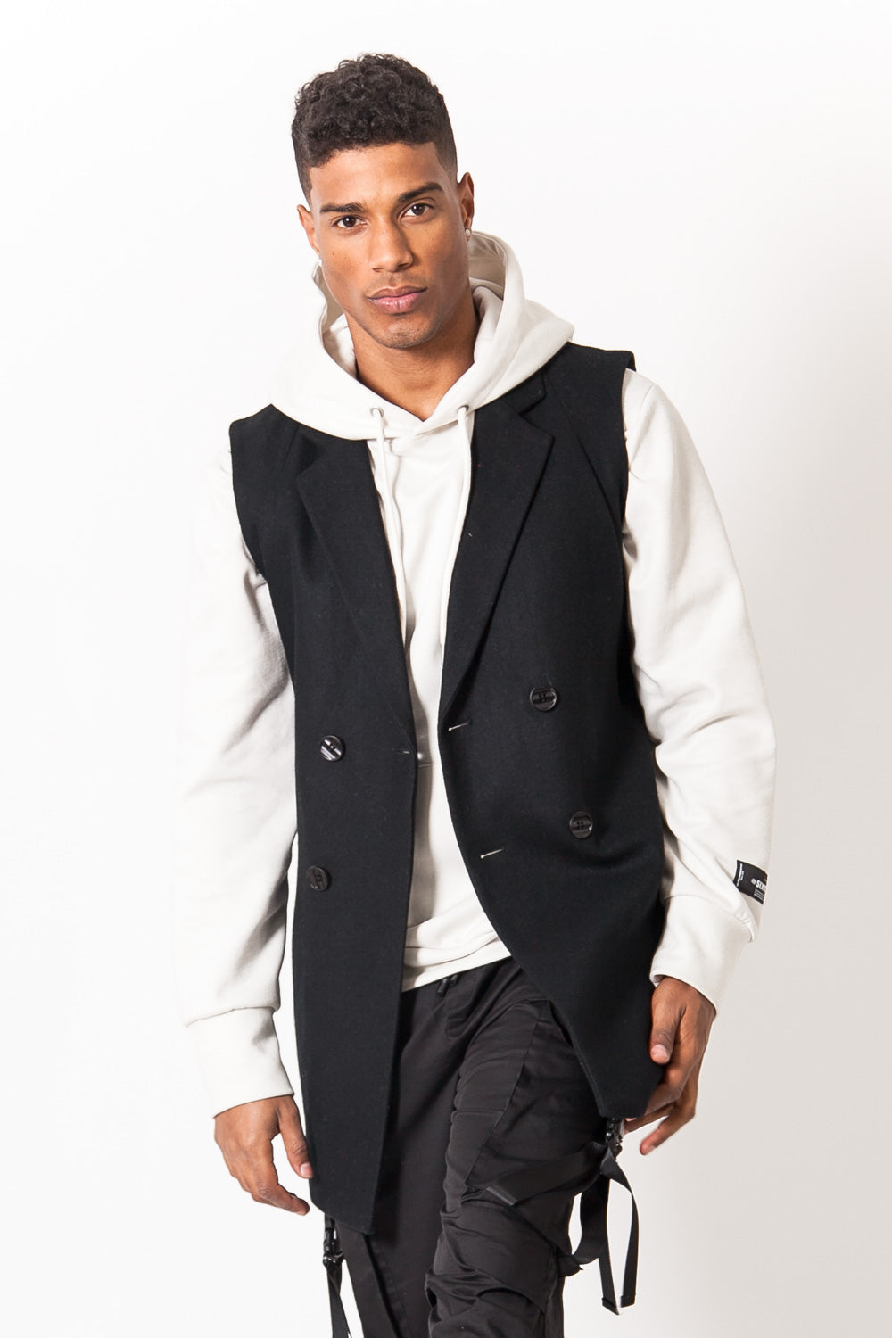 Sixth June - Manteau sans manches noir