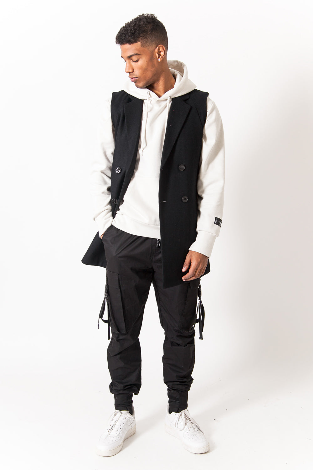 Sixth June - Manteau sans manches noir