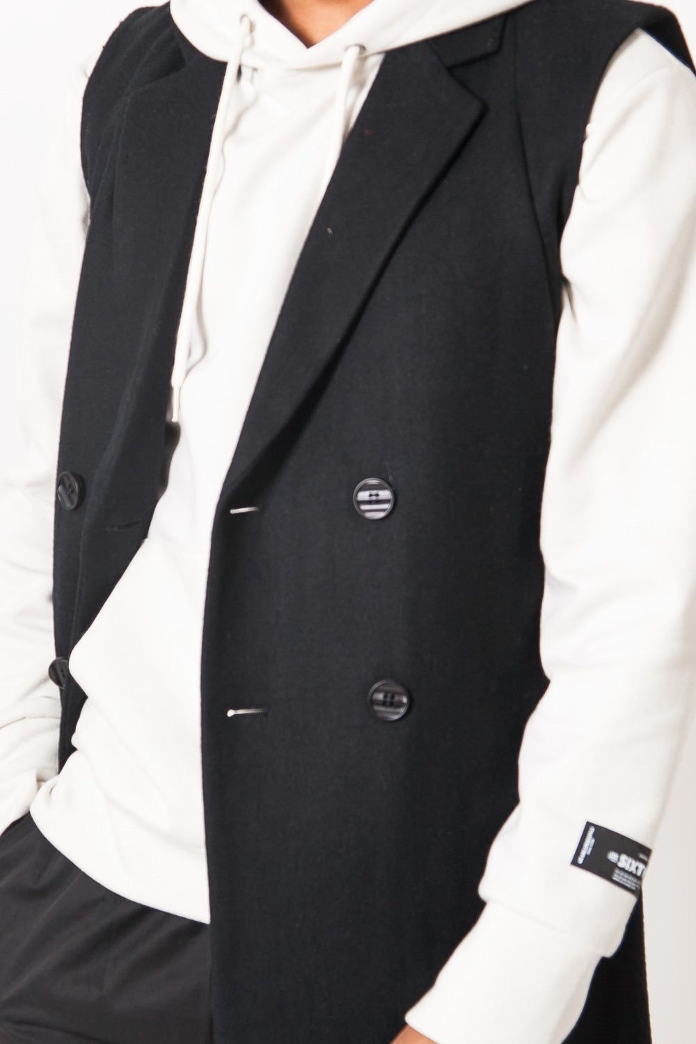 Sixth June - Manteau sans manches noir