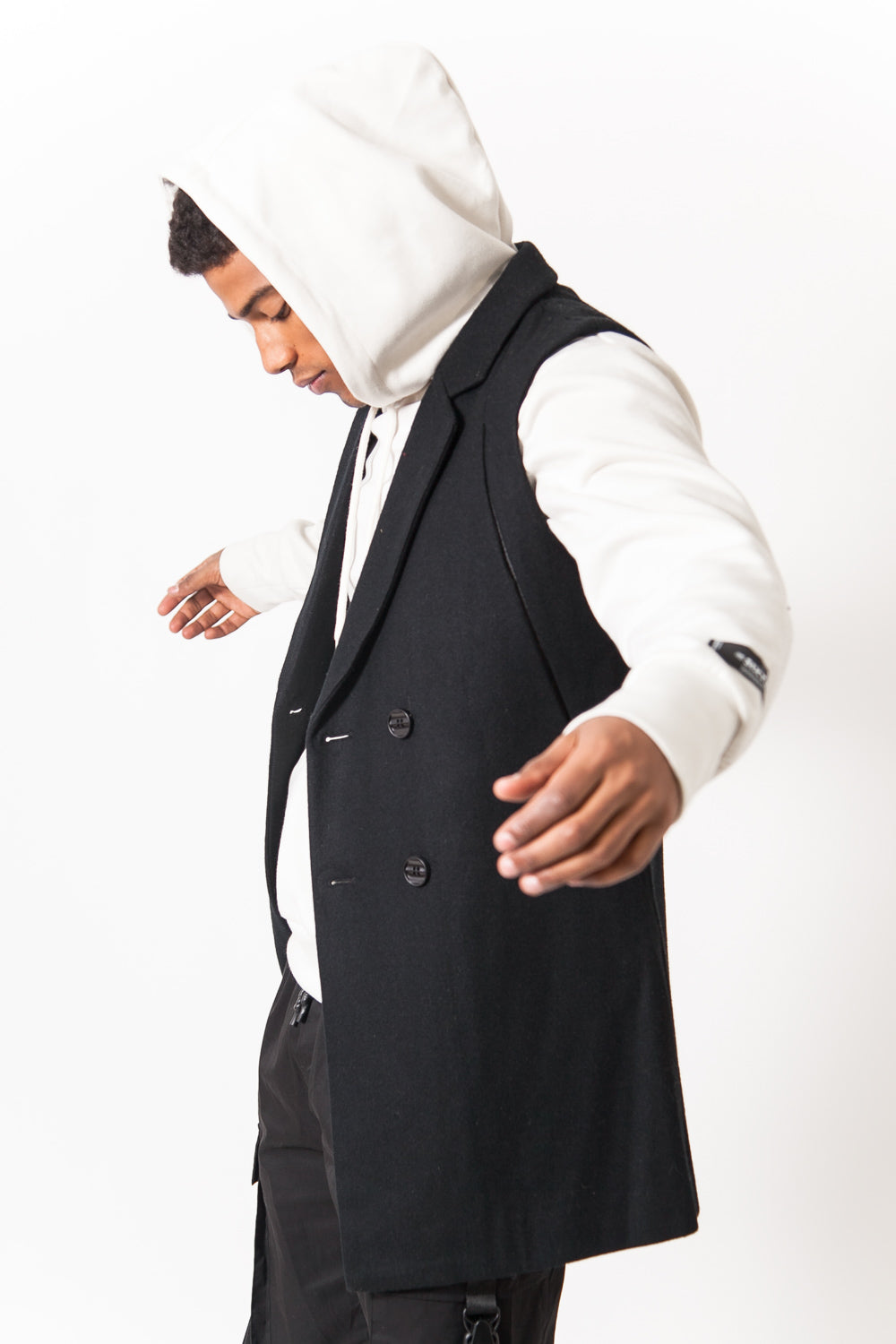 Sixth June - Manteau sans manches noir