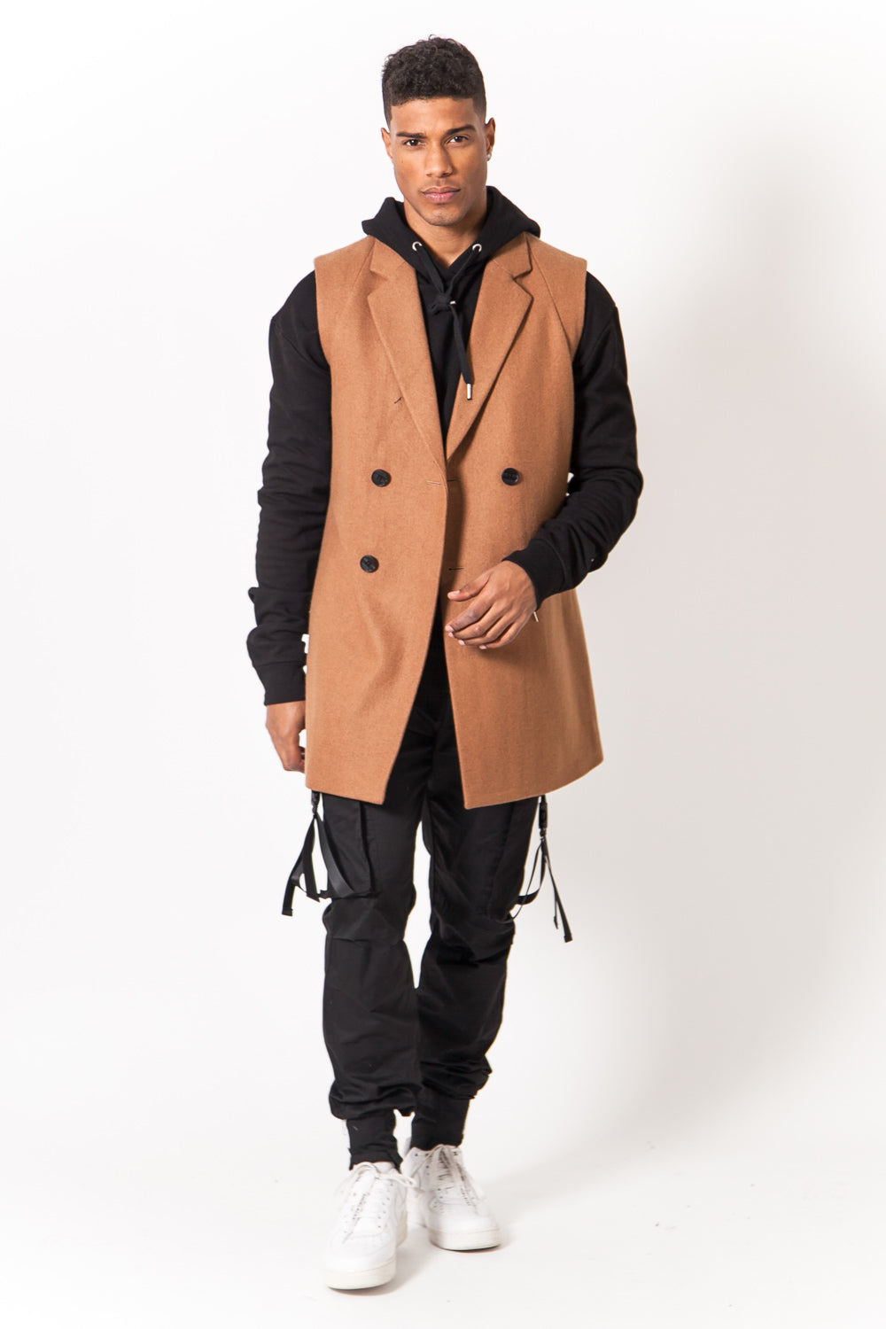 Sixth June - Manteau sans manches marron