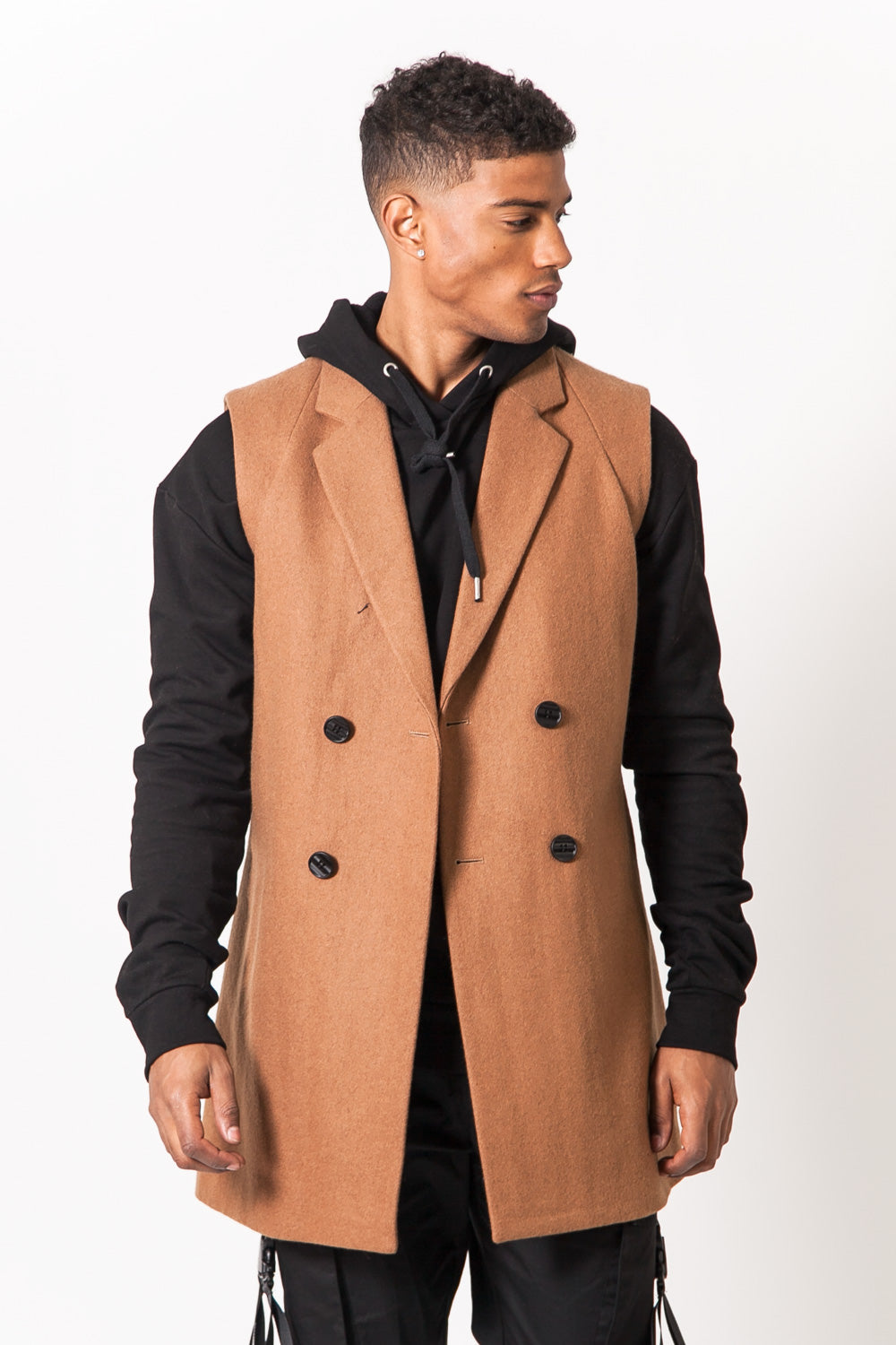 Sixth June - Manteau sans manches marron