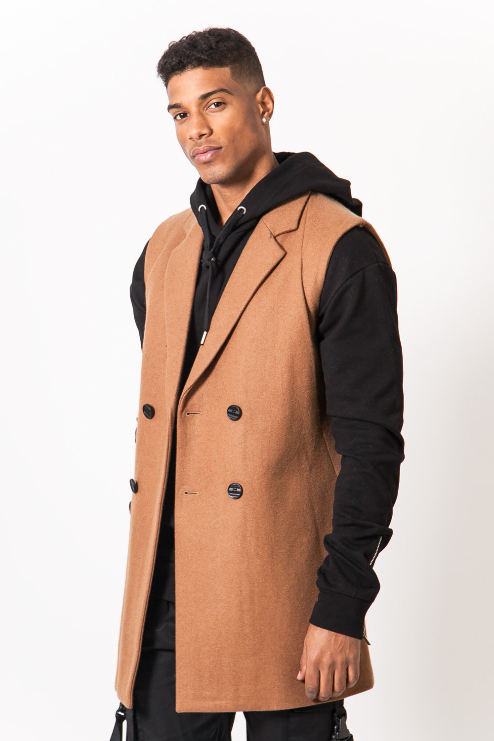 Sixth June - Manteau sans manches marron