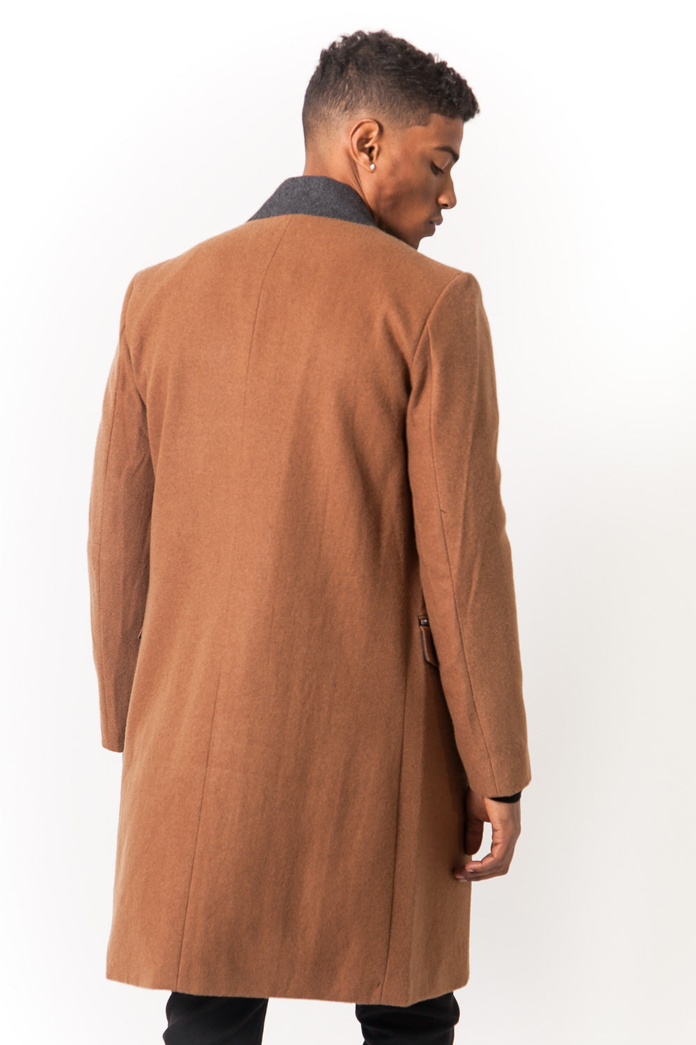 Sixth June - Manteau laine zips camel