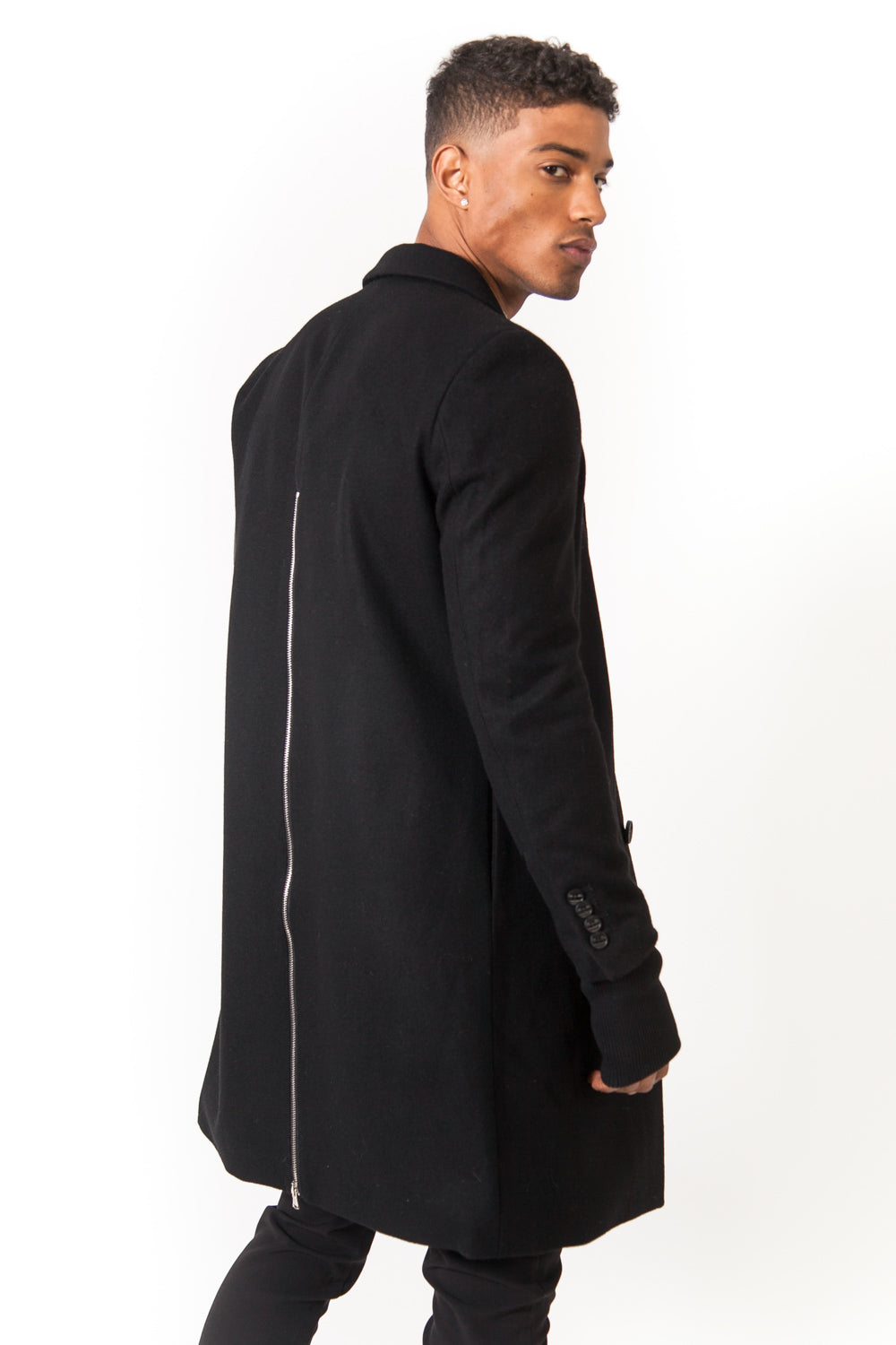 Sixth June - Manteau laine noir