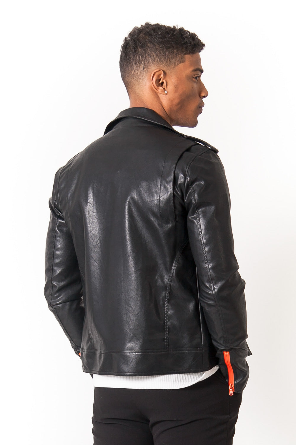 Sixth June - Veste noir orange