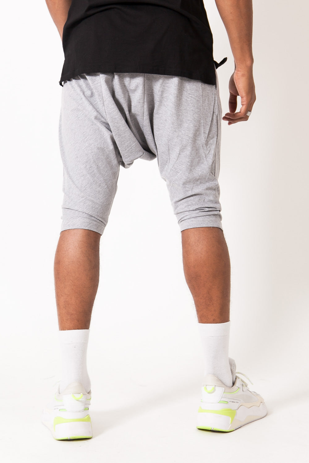 Sixth June - Short sarouel uni gris clair 1876V