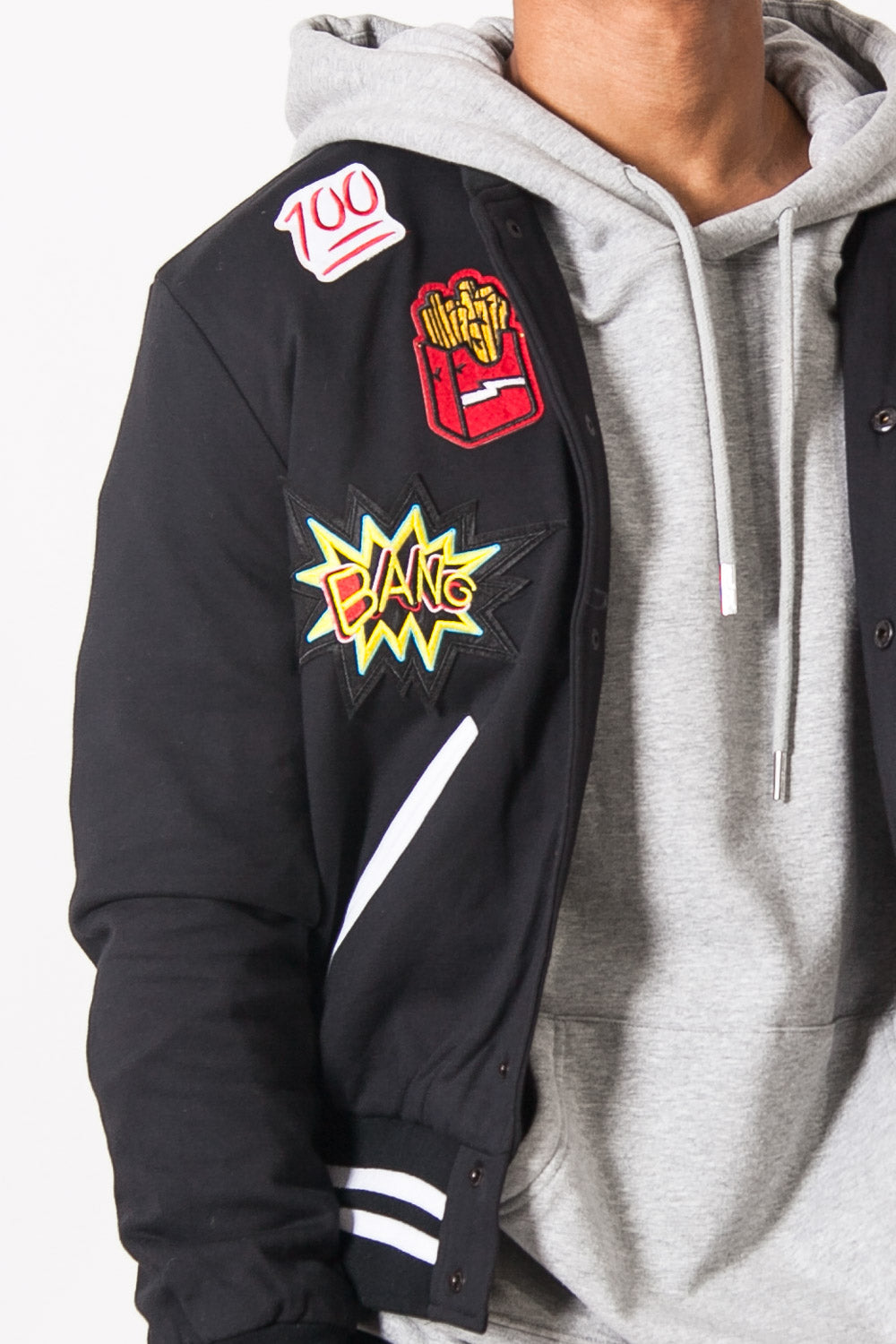 Sixth June - Teddy patchs Homme noir 2150C